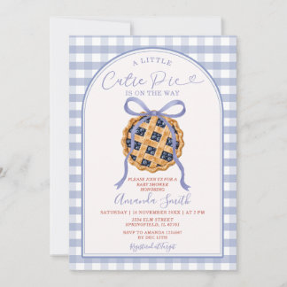 Invitation Fête de bébé : Un petit gâteau est en route