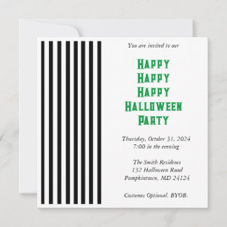 Invitation Fête de Beetlejuice