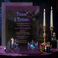 Fête de cocktails d'Halloween Poison & Potions