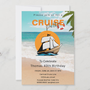 Invitation Fête de Croisière 40e Anniversaire
