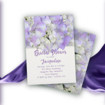 Fête de douche florale de lavande avant le mariage