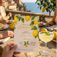 Fête de Fiançailles au Limoncello - Citrons à l'aq