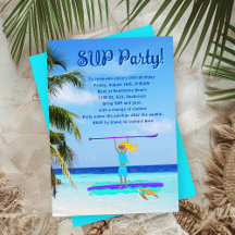 Fête de Filles en SUP Anniversaire Tropical en Pag