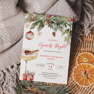 Invitation Fête de fin d'année Making Spirits Bright