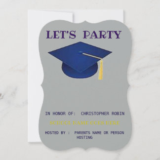 INVITATION FÊTE DE FIN D'ÉTUDES