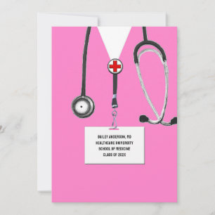 Invitation Fête de fin d'études de l'école de médecine