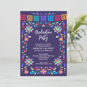 Invitation Fête de fin d'études Fun Fiesta