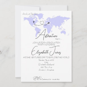 Invitation Fête de fin d'études : l'aventure commence