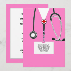Invitation Fête de fin d'études Médicales