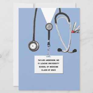 Invitation Fête de fin d'études Médicales