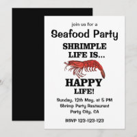Fête de fruits de mer aux crevettes