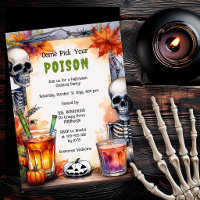 Fête de Halloween Cocktail de Poison squelette Vin