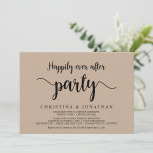 Invitation Fête de J'ai trouvé mon bonheur pour toujours, Éch
