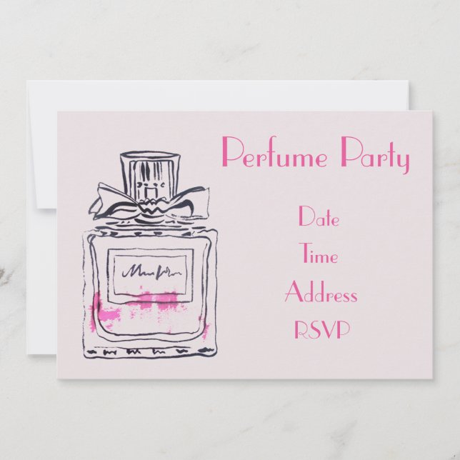 Invitation Fête de la fête du parfum (Devant)