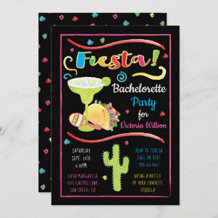Invitation Fête de la Fiesta du Mexique