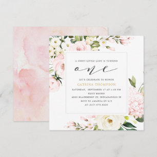 Invitation Fête de la Fille du 1er anniversaire de la Floride
