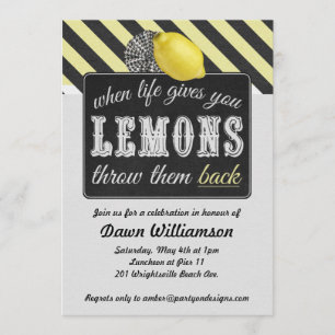 Invitation Fête de la limonade adulte - Divorce Party Girls N