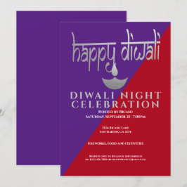 Invitation Fête De La Lumière De Diwali