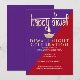 Invitation Fête De La Lumière De Diwali