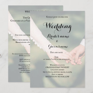 Invitation Fête de la mariée