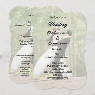 Invitation Fête de la mariée