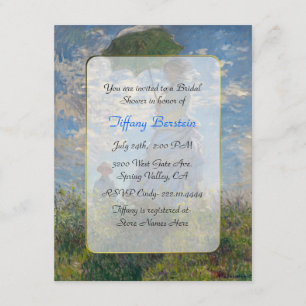 Invitation Fête de la mariée de beaux-arts de Monet