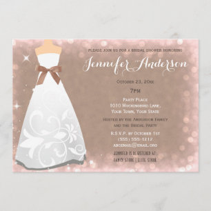 Invitation Fête de la mariée de thème de Hollywood de charme