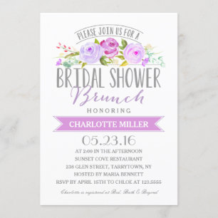 Invitation Fête de la mariée du brunch   de Fête de la mariée