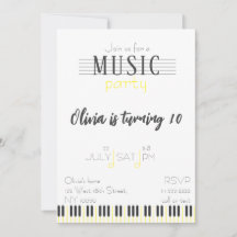 Fête de la musique couleur Anniversaire