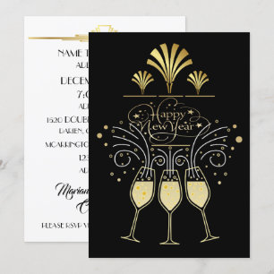 Invitation Fête de la Nouvelle Année