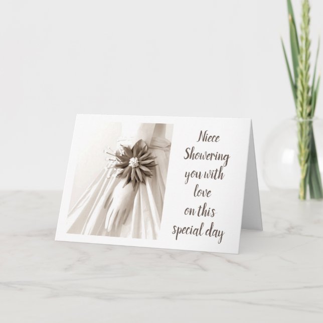 INVITATION FÊTE DE LA "PETITE-NIÈCE" FÉLICITATIONS (Devant)