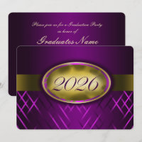 Fête de la promotion 2026 Violet et Or