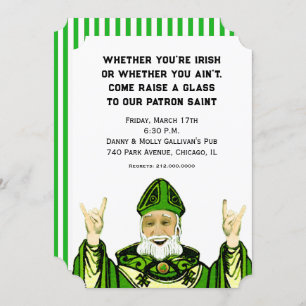 Invitation Fête de la Saint Patrick