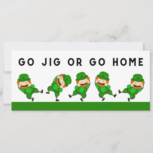 Invitation Fête de la Saint Patrick (Devant)