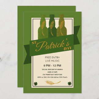 Invitation Fête de la Saint Patrick