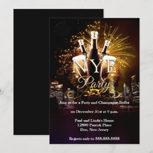 Invitation Fête de la Saint-Sylvestre