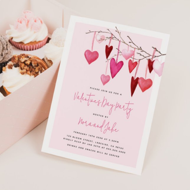 Invitation Fête de la Saint-Valentin (Créateur téléchargé)