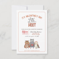 Fête de la Saint-Valentin Thème Chouette