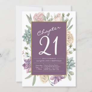 Invitation Fête de la surprise florale de la femme à l'occasi