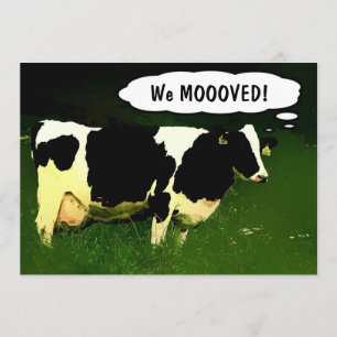 Invitation Fête de la vache de campagne