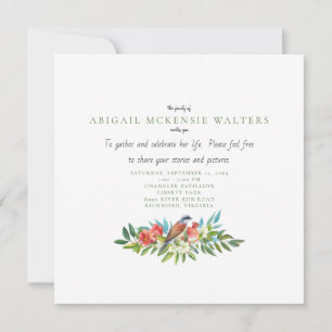Invitation Fête de la vie des oiseaux funéraires et de la gre