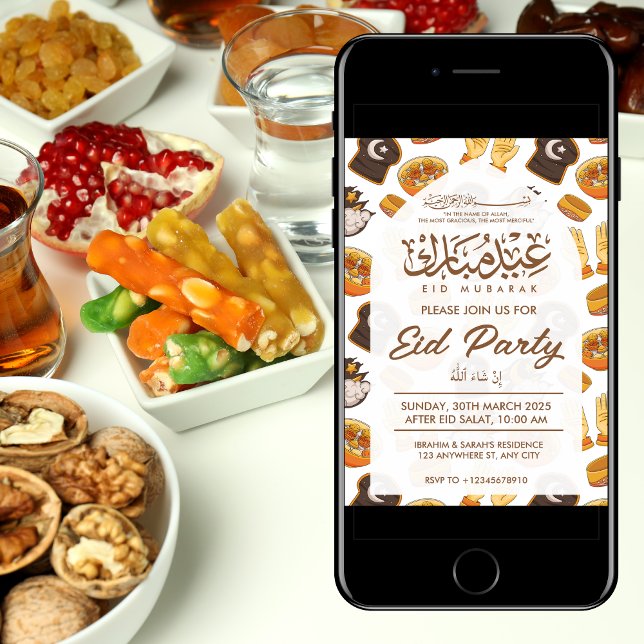 Invitation Fête de l'Aïd (Créateur téléchargé)