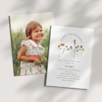 Fête de l'Anniversaire de enfant photo Fleur sauva