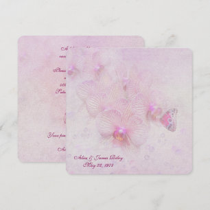 Invitation Fête de l'Anniversaire des papillons