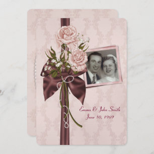 Invitation Fête de l'anniversaire du mariage