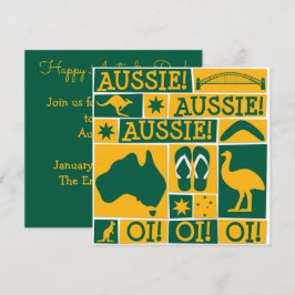 Invitation Fête de l'Australie