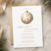 Fête de l'échange d'ornements de Noël