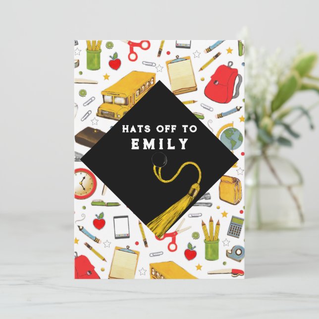 Invitation Fête de l'éducation des enseignants (Debout devant)