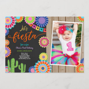 Invitation Fête de l'Intérêt mexicain Cactus