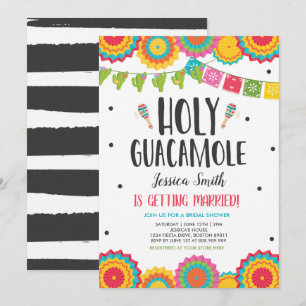 Invitation Fête de l'mariée de la Fiesta Cactus de Saint-Guac